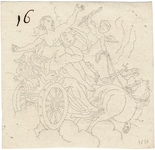 1976-3135 Tegelspons met een voorstelling uit de Griekse mythologie (Metamorphosen van Ovidius, V 359-408): Hades ...