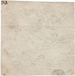 1976-3150 Tegelspons met voorstelling uit de Griekse mythologie [Metamorphosen van Ovidius, VIII 183-235]: Daedalus en ...