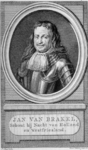 M-217 Portret van Jan van Brakel, sinds 1684 Schout-bij-nacht bij het college der admiraliteit op de Maas. Gesneuveld ...