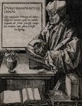 M-495-A Portret van Desiderius Erasmus, humanist.