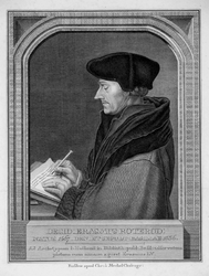 M-505 Portret van Desiderius Erasmus, humanist.