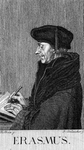 M-507 Portret van Desiderius Erasmus, humanist.
