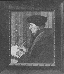 M-515 Portret van Desiderius Erasmus, humanist.