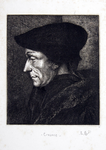 M-519 Portret van Desiderius Erasmus, humanist.