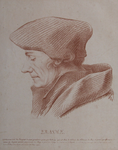 M-520 Portret van Desiderius Erasmus, humanist.
