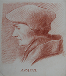 M-521 Portret van Desiderius Erasmus, humanist.