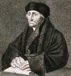 M-531 Portret van Desiderius Erasmus, humanist.