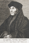 M-550 Portret van Desiderius Erasmus, humanist.