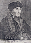 M-564 Portret van Desiderius Erasmus, humanist.