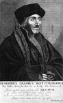 M-565 Portret van Desiderius Erasmus, humanist.
