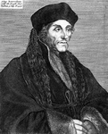 M-566 Portret van Desiderius Erasmus, humanist.