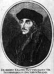 M-579 Portret van Desiderius Erasmus, humanist.