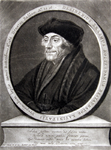 M-580 Portret van Desiderius Erasmus, humanist.