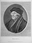 M-582 Portret van Desiderius Erasmus, humanist.
