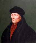 M-609 Portret van Desiderius Erasmus, humanist.
