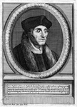 M-616 Portret van Desiderius Erasmus, humanist.