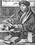 M-643 Portret van Desiderius Erasmus, humanist.