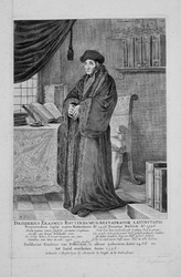 M-648 Portret van Desiderius Erasmus, humanist.