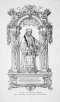 M-653 Desiderius Erasmus, humanist met het beeld van de god Terminus.
