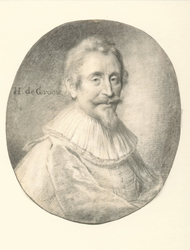M-853 Portret van mr. Hugo de Groot, staatsman en rechtsgeleerde. Pensionaris van 1613 - 1618.