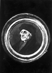 P-004512 Portret in medaillon van Desiderius Erasmus, humanist. Uitgegeven in het Erasmusjaar 1969 door de afdeling ...