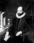 P-020356 foto van een portret van Jacobus Arminius, Remonstrants predikant,.
