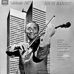 P-020944-1-TM-5 Portretten van Louis Bannet, violist.Afgebeeld 2 van 5 foto's.-1: op platenhoes afgebeeld-2: ...
