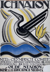 VII-1953-0165 'Ichnaton'. Ned Olympisch Comite. officieele openings-voorstelling 28 Juli en herhaling 29 juli s'avonds ...