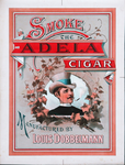 XI-0000-0024 Smoke the Adela cigar. Manufactured by Louis Dobbelmann.