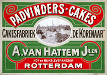 XI-0000-0100 Padvinders-Cakes. Cakesfabriek De Korenaar . A. van Hattem Jr. Zn. Rotterdam.