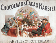 XI-0000-0124 Chocolaad & Cacao Karstel. Karstel & Co., Rotterdam.