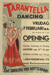 2008-3617 Aankondiging van de opening van dancing Tarantella op vrijdag 7 februari 1941, gevestigd op de 's-Gravendijkwal .