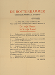2008-3637 Vooraankondiging verschijnen krant. De Rotterdammer Christelijk-Nationaal Dagblad Standvastich is ghebleven ...