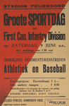 2008-3642 Aankondiging sportdag Stadion Feijenoord Groote Sportdag der First Can. Infantry Division op zaterdag 9 juni ...