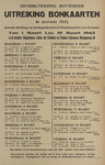 828-a25 Distributiekring Rotterdam uitreiking bonkaarten 4e periode 1943 van Aardappelkaarten en Klantenkaarten voor ...