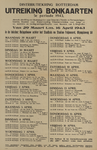 828-a26 Distributiekring Rotterdam uitreiking bonkaarten 5e periode 1943, van 29 maart tot en met 16 april 1943