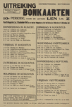 828-a36a Distributiekring Rotterdam uitreiking bonkaarten 10e periode, voor de letters Len tot en met Z van 26 augustus ...
