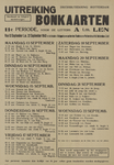 828-a37 Distributiekring Rotterdam uitreiking bonkaarten 11e periode, voor de letters A tot en met Len van 13 september ...