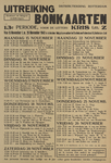 828-a39a Distributiekring Rotterdam uitreiking bonkaarten 13e periode, voor de letters Kris tot en met Z van 15 ...