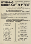828-b61 Distributiekring Rotterdam uitreiking noodkaarten 4e serie In het tijdvak van 19 tot en met 29 maart 1945