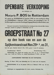 AF-10158 Openbare verkoop ten overstaan van Notaris P. Bos te Rotterdam Het pand bestaande uit beneden lokaal met ...