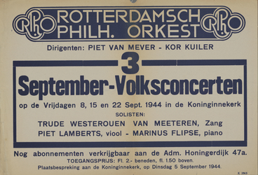 AF-10255 Blauwe tekst: Rotterdams Philharmonisch Orkest (R.Ph.O.) dirigenten: Piet van Meyer - Kor Kuiler 3 ...