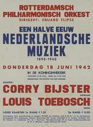 AF-10301 Rotterdams Philharmonisch Orkest, (R.Ph.O.) dirigent: Eduard Flipse Een halve eeuw Nederlandsche muziek ...