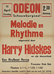 AF-10547 Odeon schouwburgzaal, 11 april 1943, Harry Hidskes en zijn showorkest Een brulboei revue Promotor Kiek Bek