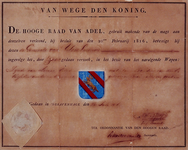 1970-1434 Wapen van de gemeente IJsselmonde, verleend door de hoge raad van Adel.