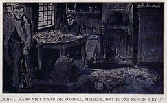 1971-2484-2 De armoede en de woningtoestanden van een krotwoning in de Pannekoekstraat geeft het aan hoe de ...