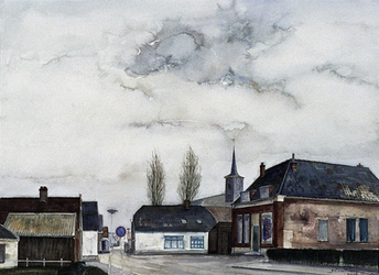1973-1721 Woonhuizen in de Kerkstraat in Bleiswijk.