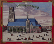 1973-4343 Gezicht op de Sint-Laurenskerk of Grote Kerk aan het Grotekerkplein, rechts de Binnenrotte.