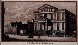 1973-4960 Het Museum Boymans aan de Korte Hoogstraat, uit het noordoosten.
