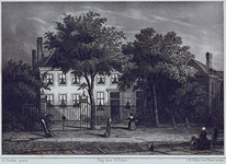 1974-1848 Het huis Ottoburg te Rijswijk, waar de dichter H. Tollens van 1846 tot zijn dood in 1856 woonde.
